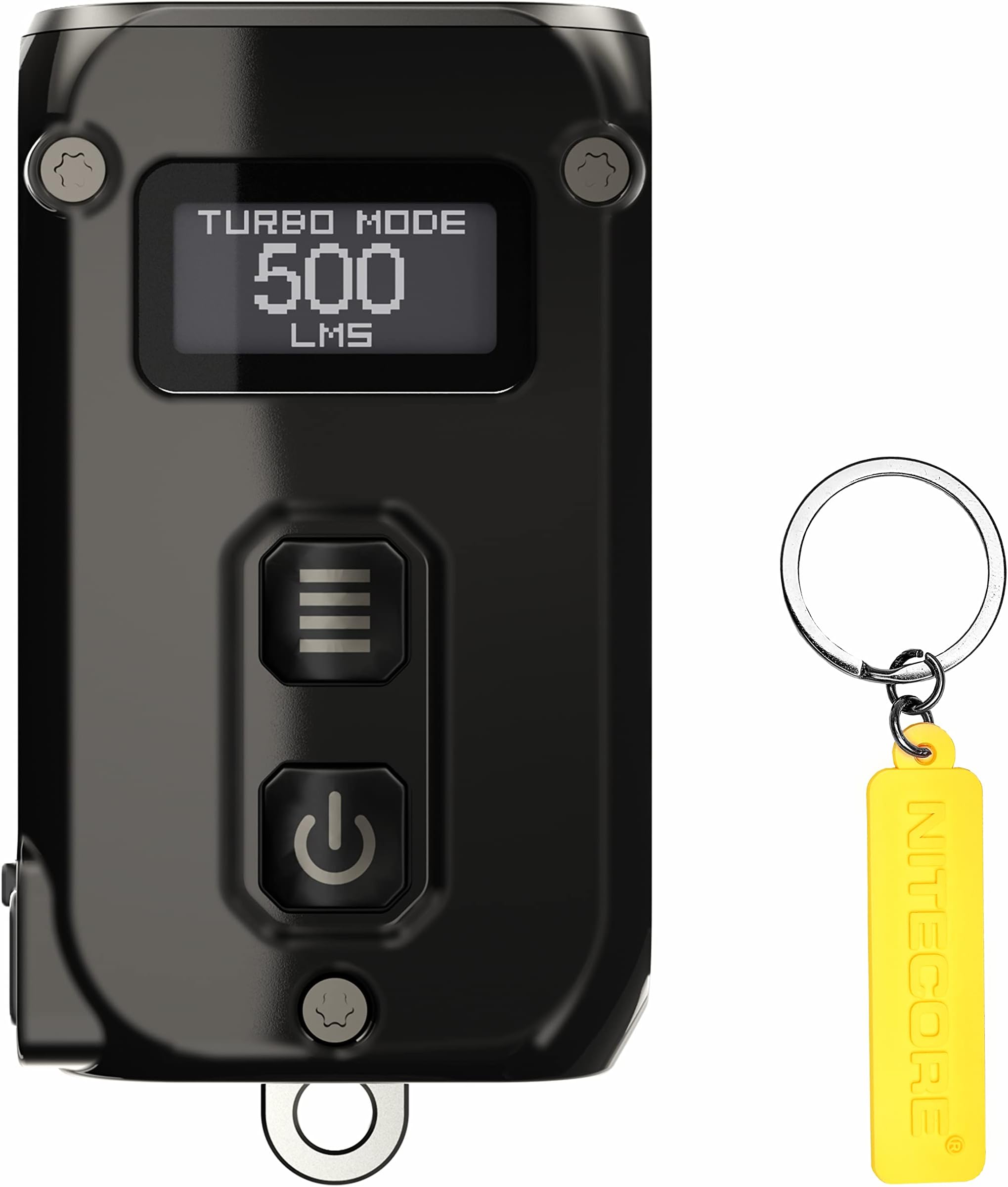 Nitecore TINI 2 SS Stainless Steel Version (TINI2 SS) 500 Lumen Rechargeable EDC Keychain Flashlight Tag