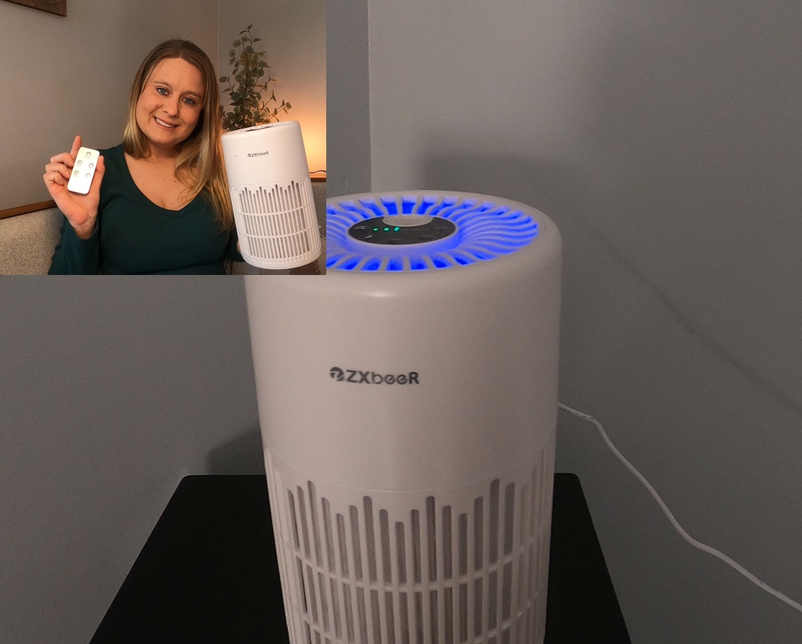 Watch Air Purifiers for Bedroom Home, ZXBEER H13 True HEPA Air on