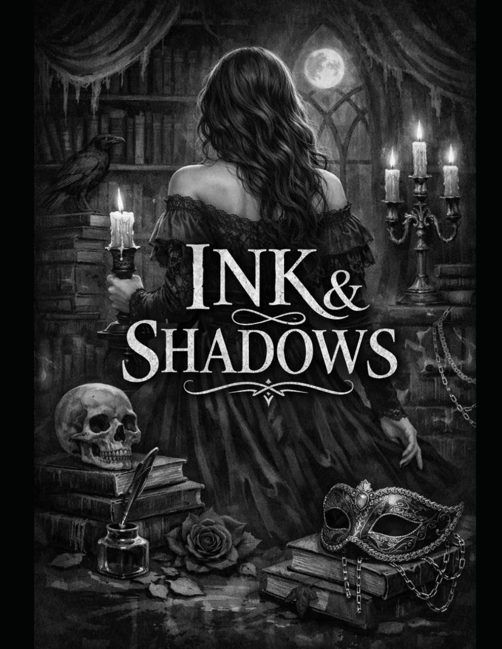 INK & SHADOWS: Dangerous Desire - A Dark romace Coloring Book for Adults