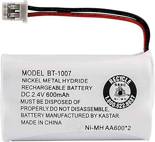 Miniatura 8 de Kastar BBTY0651101 Modelo BT1007 - Batería de teléfono inalámbrico para Uniden BT-1007 BT-1015, CEZAI2998 DECT1340 DECT1363BK DECT1363-2 DECT1480