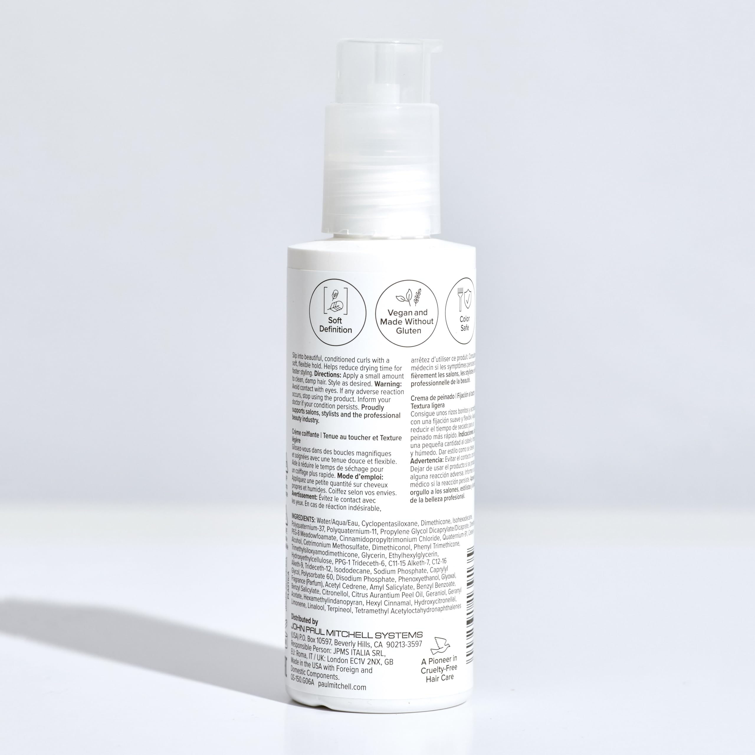 Paul Mitchell Quick Slip Styling Cream, Faster Styling + Touchable Hold, For Curly Hair + Wavy Hair, 5.1 fl. oz