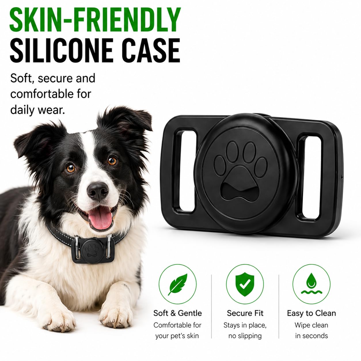 Pet Tracker,GPS Collar for Dogs (iOS Only) Smart tag,Waterproof Compatible with Apple Find My,No Monthly Fee,Advanced Tracking Solution Smart Collar for Pet Safety Ideal Small Large Dogs - image 6