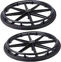 Vista 1 de Rueda trasera manual para silla de ruedas de 24 pulgadas, accesorio para andador para personas discapacitadas, rueda de repuesto, 24 x 13/8, rueda