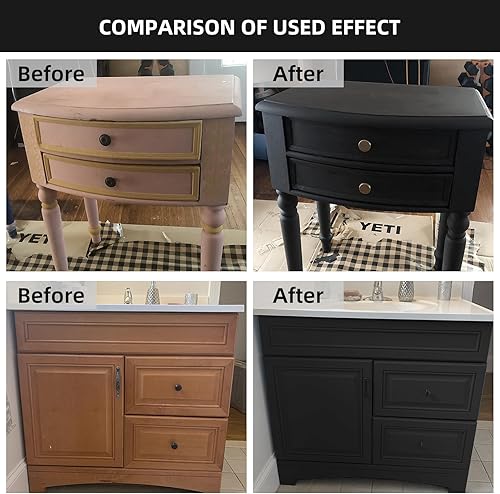 Miniatura 3 de Pintura acrílica para madera para muebles, pintura para decoración del hogar para madera, pintura estilo tiza a base de agua para muebles de madera,