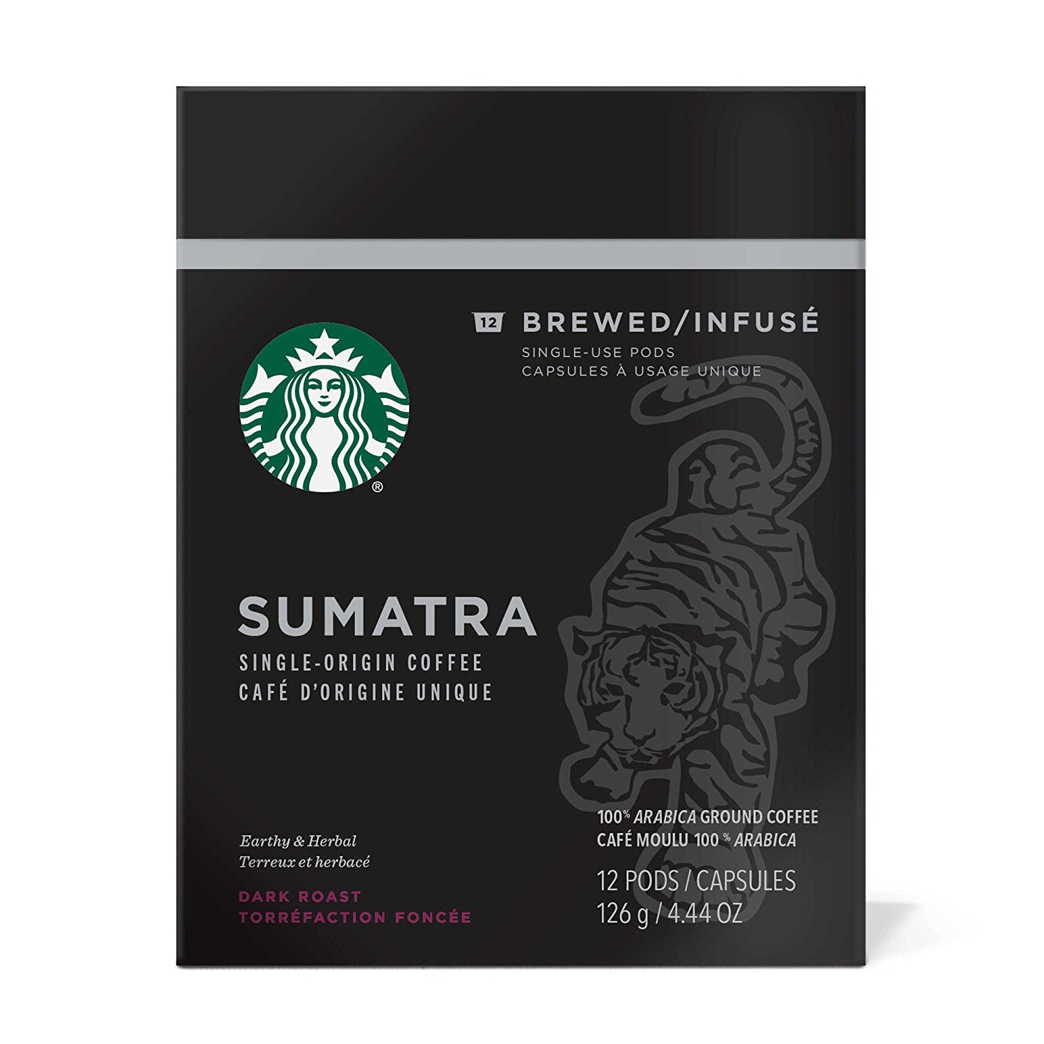Starbucks Sumatra Brewed Coffee Verismo Pods (12 Count)