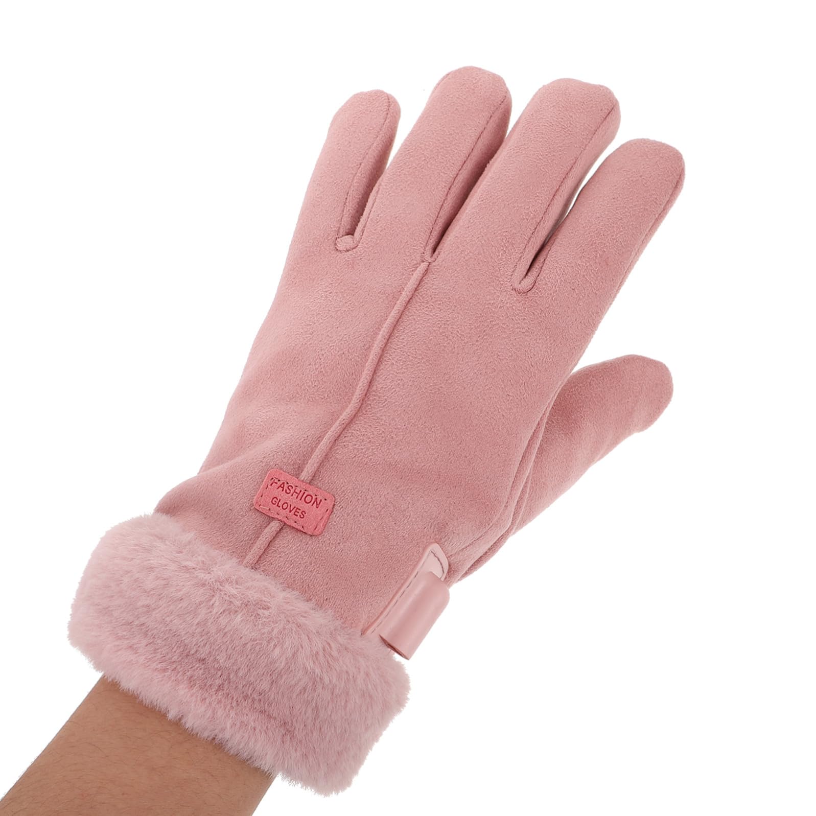 Guanti Termici Donna Invernali per Ciclismo Tecnologia Avanzata di Riscaldamento e Materiale in Tessuto e Pile Corallo Rosa per Resistenza al Freddo e Comfort Outdoor