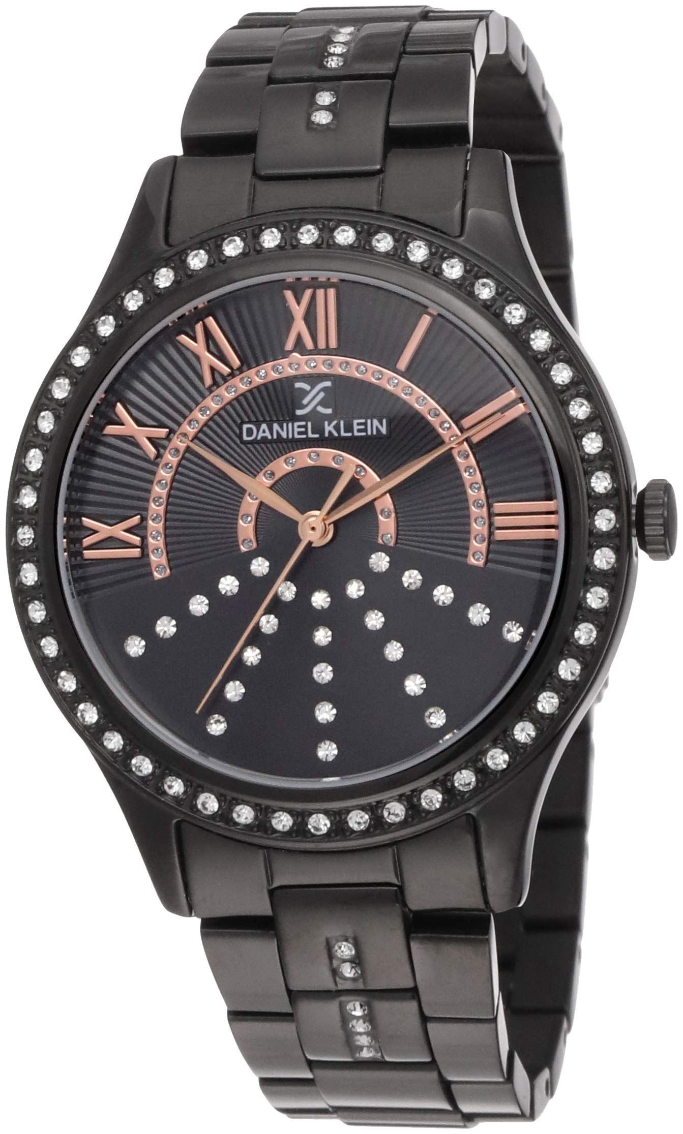 DANIEL KLEIN Analog Black Dial Womens Watch-DK12095-6 (B07SD8JKK9) Amazon Price History, Amazon Price Tracker