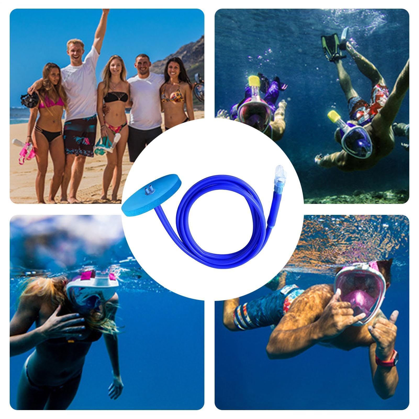 Équipement de Respiration pour plongée sous-e,Tuba Anti-Fuites Prolongé | Tube Respiratoire sous-| pour Homme Adulte Jeune Adolescent Débutant Plongée Libre Sports Aquatiques sous