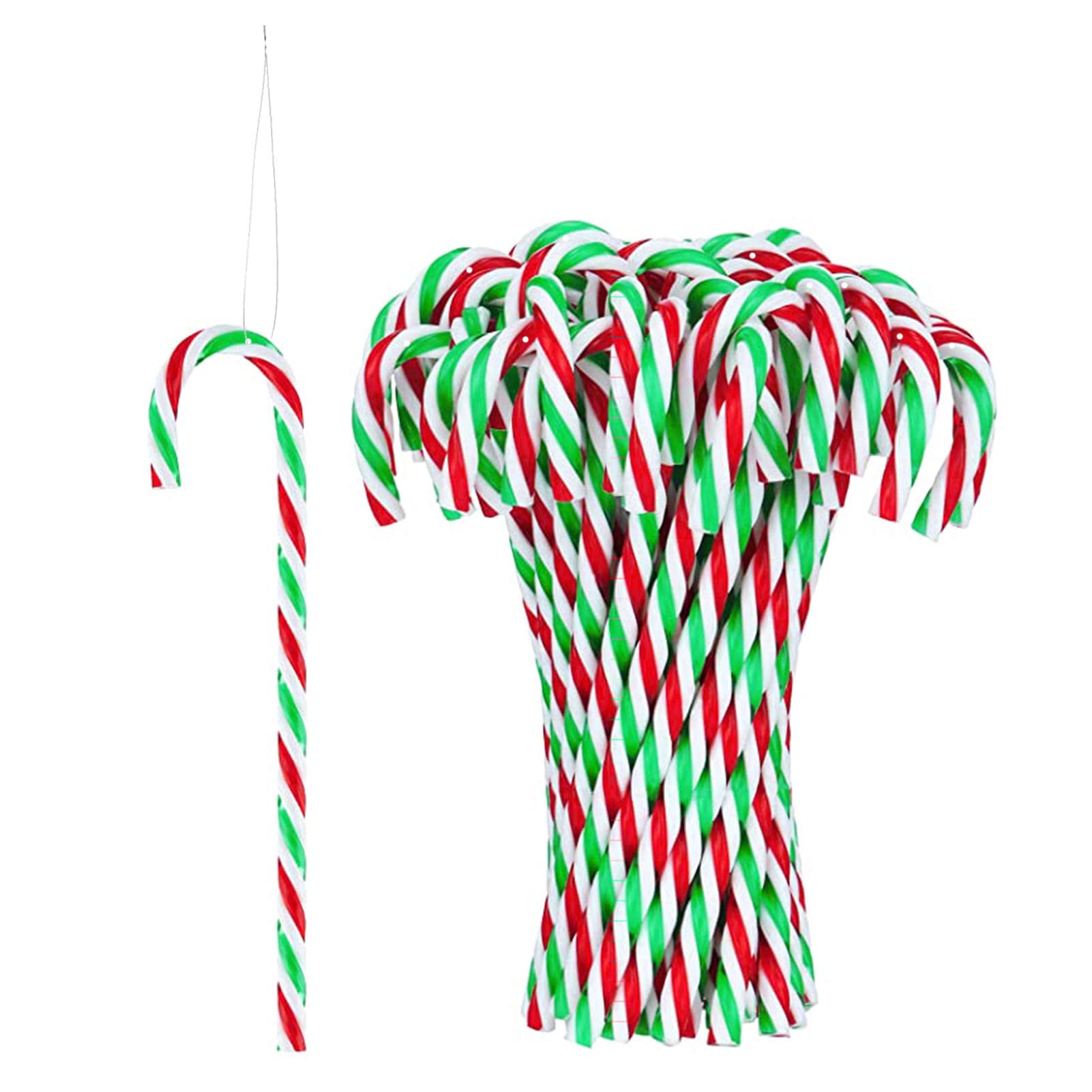 Herzwild 15Cm Green 32Pcs Christmas Tree Candy Cane Hanging Ornaments - Green Sugar Sticks (15Cm)
