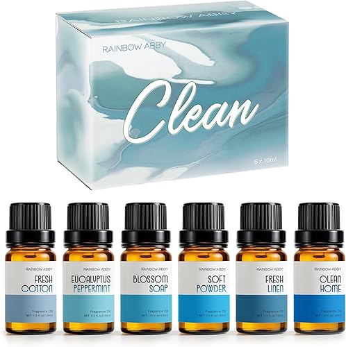 Miniatura 15 de RAINBOW ABBY Juego de aceites aromáticos para caballeros, cuero, ron de laurel, madera de teca, cedro, tabaco dulce, sándalo para aromaterapia