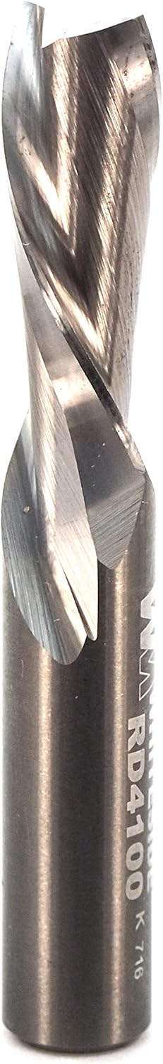 Whiteside Router Bits RD4100 Standard Spiral Bit with Down Cut Solid Carbide 3/8-Inch Cutting Diameter and 1-Inch Cutting Length