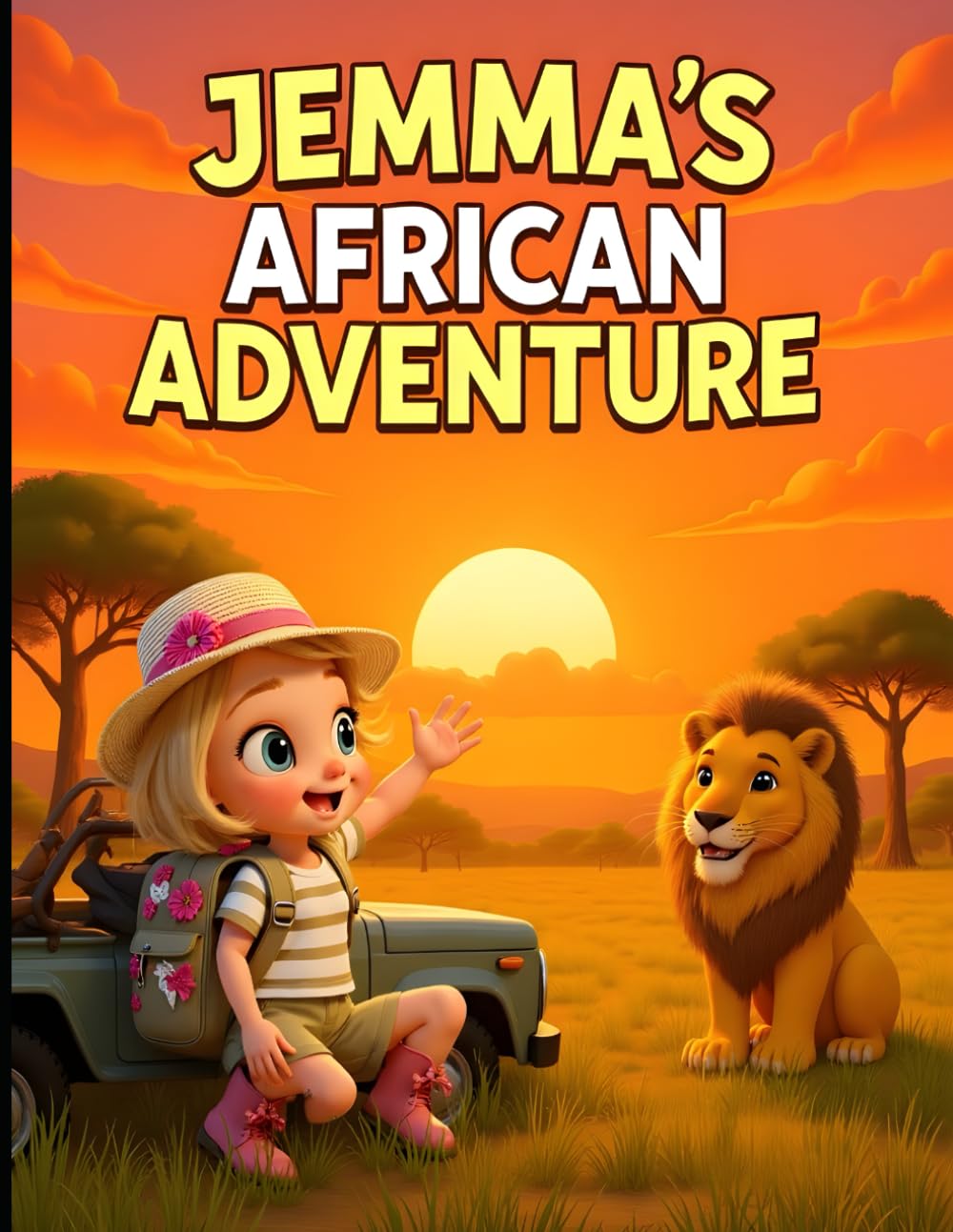 Jemma's African Adventure: Adventure stories for kids | Bedtime stories for girls ages 3 - 5 | African adventure stories for girls | Stories about ... Inch | 25 Pages | Gift for adventurous girls
