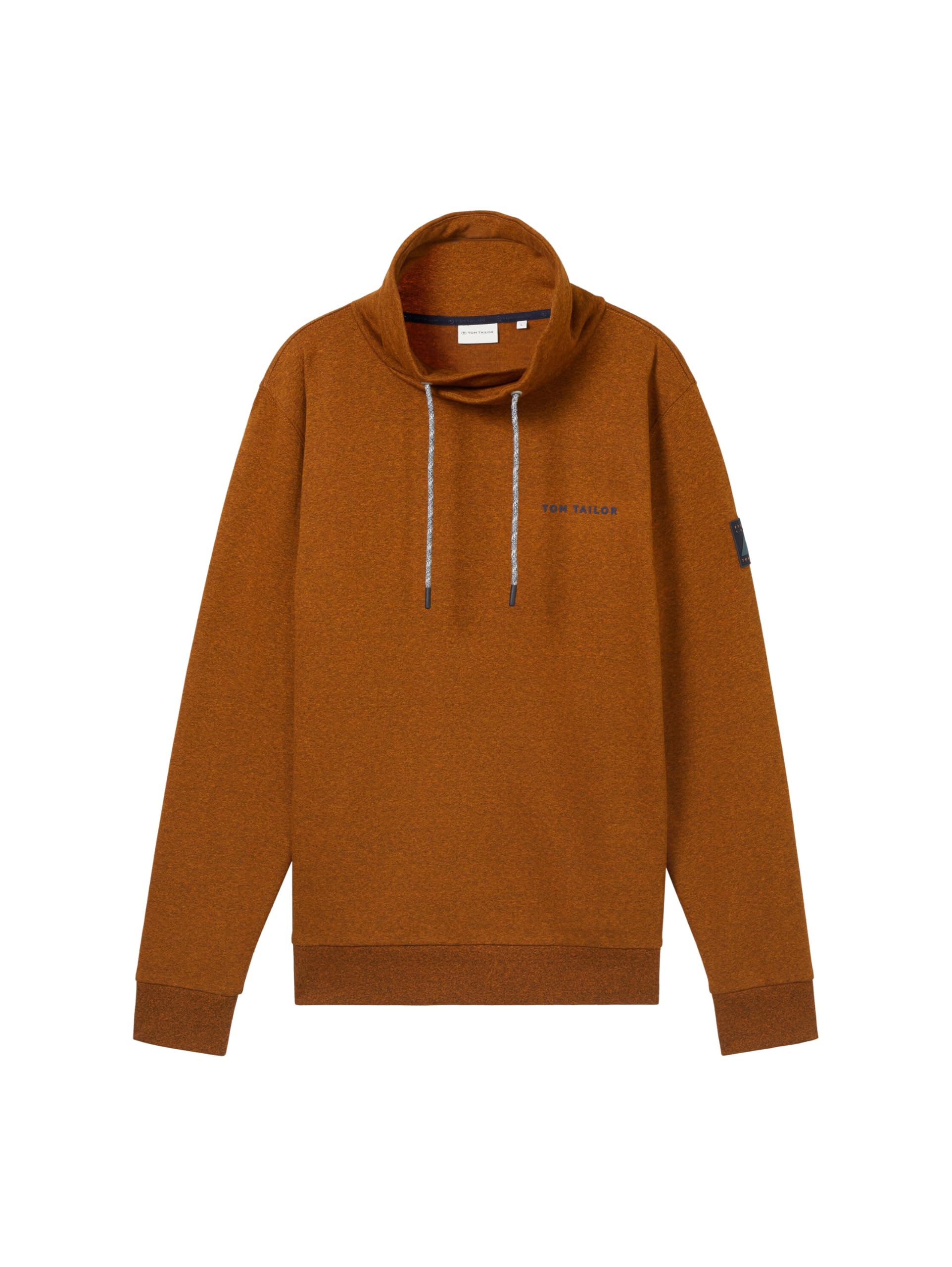 TOM TAILOR Herren 1044003 Sweatshirt mit hohem Kragen