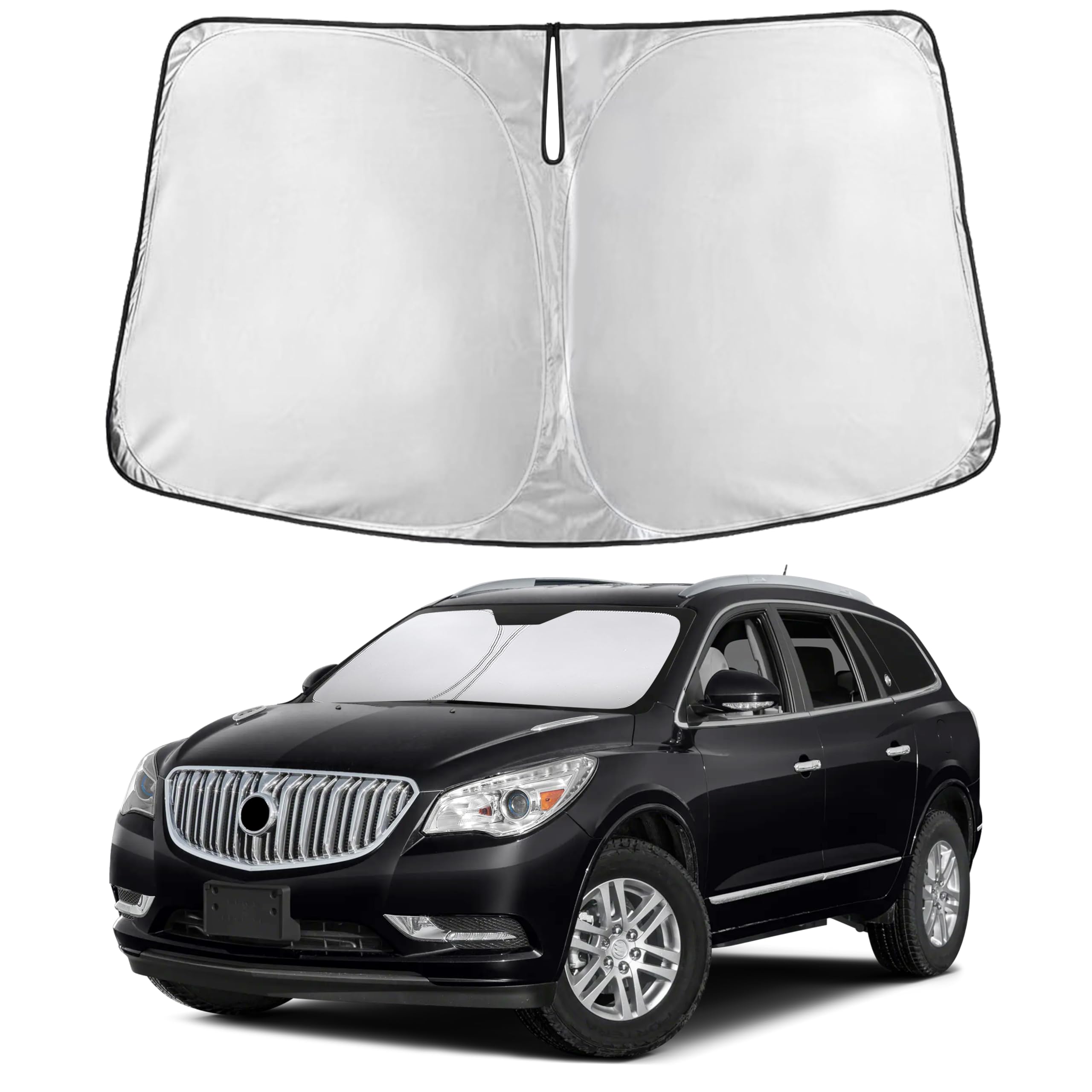 EcoNour Windshield Sun Shade Compatible for Buick Enclave 2010-2016 2017