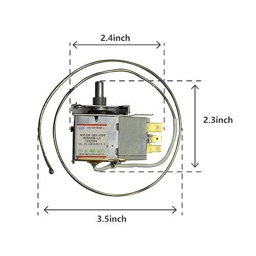 Miniatura 6 de M-ini Termostato de nevera, Termostato universal para refrigerador, 3 pines WDFE33B-L1 Control de temperatura para Haier Ronshen Kelon W-hirlpool