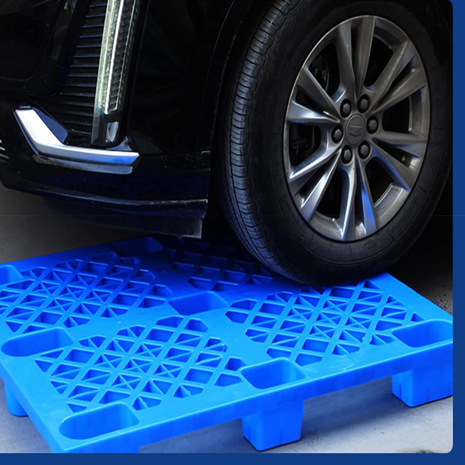 EMYJAY Shipping Grid Pads，Warehouse Pad Cargo Pallet Designed Plastic Pallets are Lighter Than Wooden Pallets Very Convenient and Good to Use (Color : Blue, Size : 80x110cm)