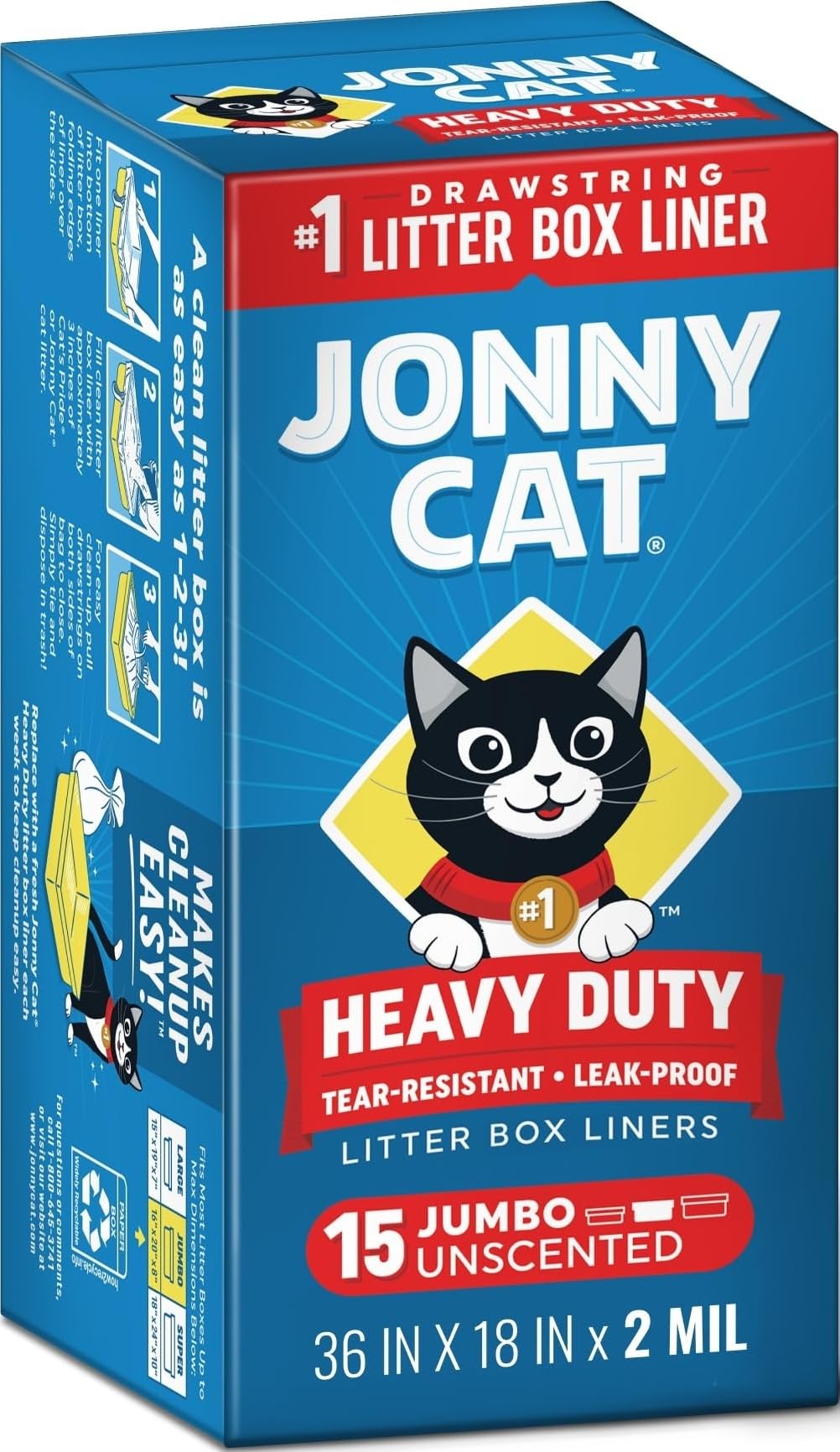 heavy duty cat litter box liners with drawstring for easy cleanup