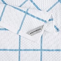 Vista 9 de KITCHENAID Guante para horno de tela de rizo de algodón acolchado, agarradera, toalla de cocina, juego de 4 piezas, resistente al calor, agarre