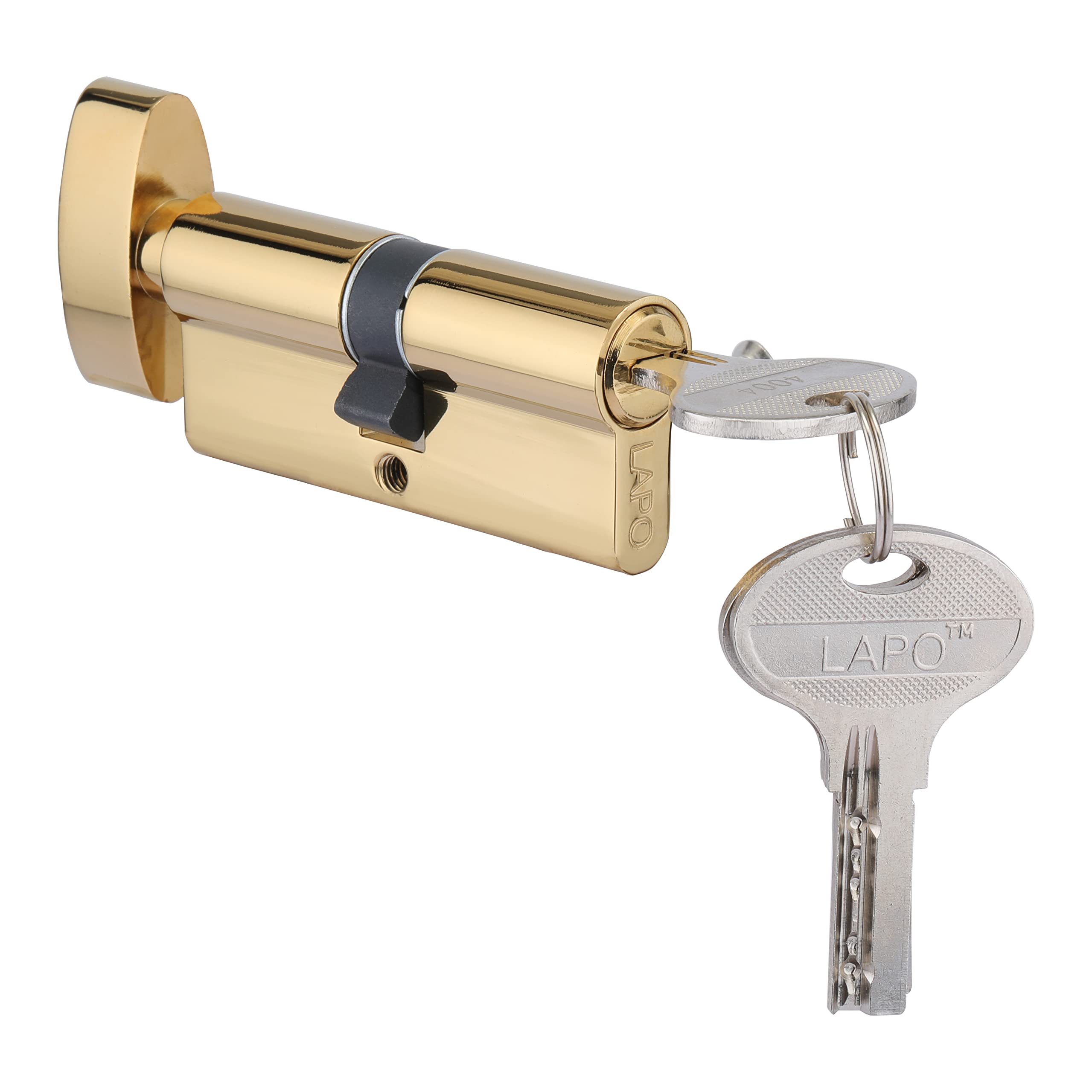 LAPO Heavy Duty Brass Lock Body Set for Wooden Door, Mortise Lock Body, Lock Body 50 mm x 85 mm Three Bullet (Antique Finish)-Pack of 1 pcs — Amazon image 12