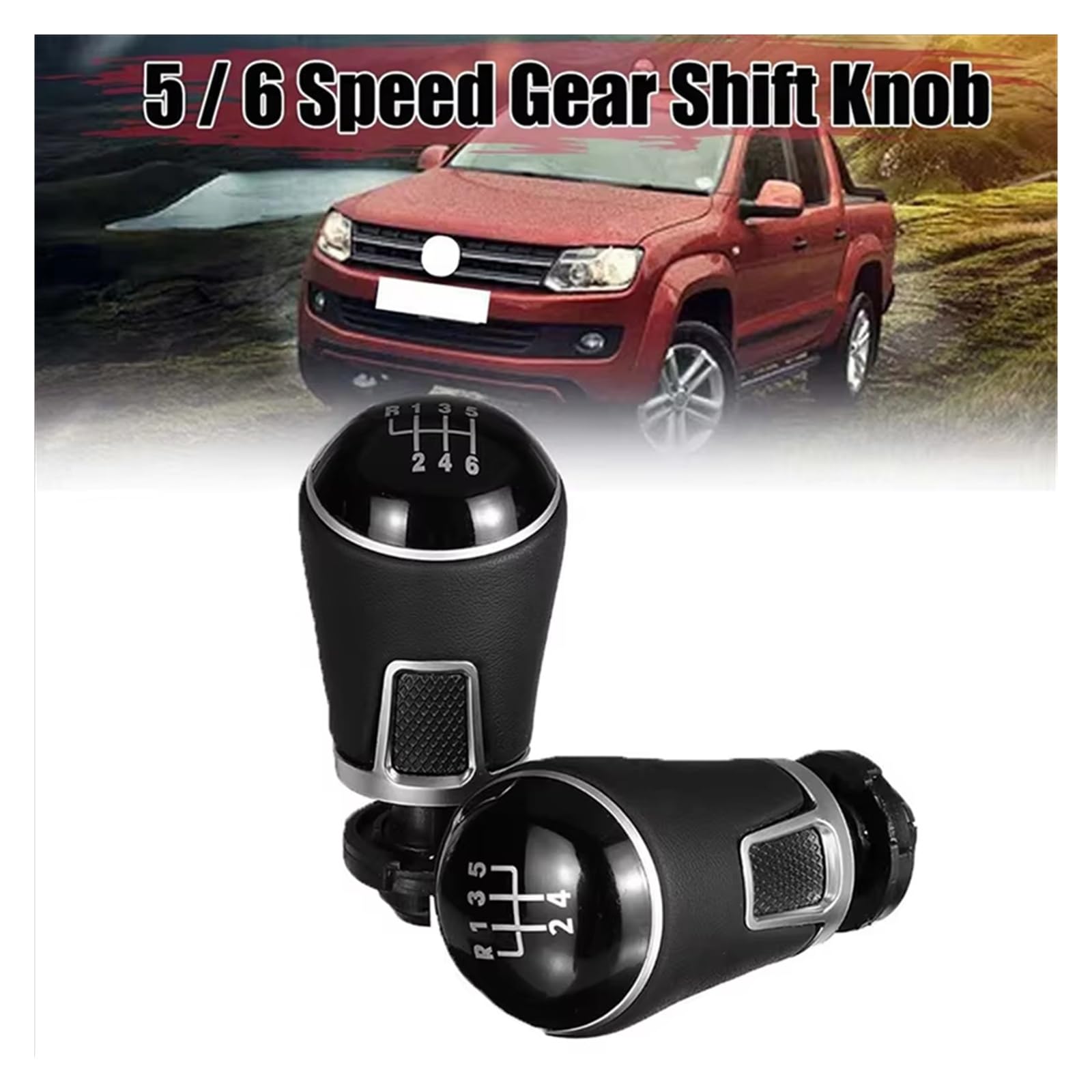 Marce Manopola Per Jetta Per Golf Pomello Del Cambio Leva Del Cambio Manuale Testa Del Bastone Maniglia Livello Universale 5 Velocità