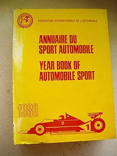 Federation Internationale de l'Automobile Year Book of Automobile Sport 1980