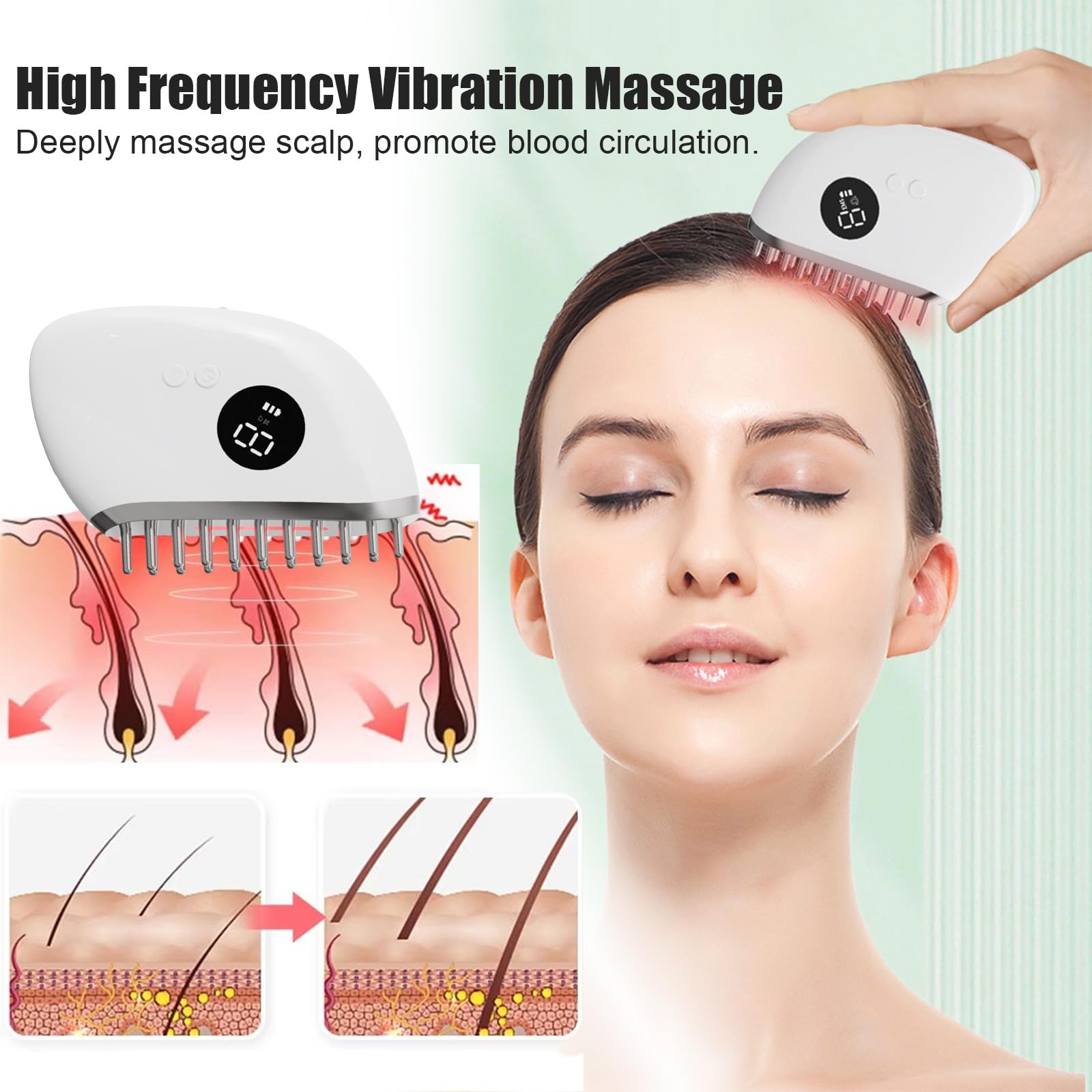 Gua Sha Gesichtsmassagegerät, LED Rotlicht, Violettlicht & Blau Therapie Elektrisch Gua Sha Massagegerät für Körperformung, Meridiane Ausbaggern
