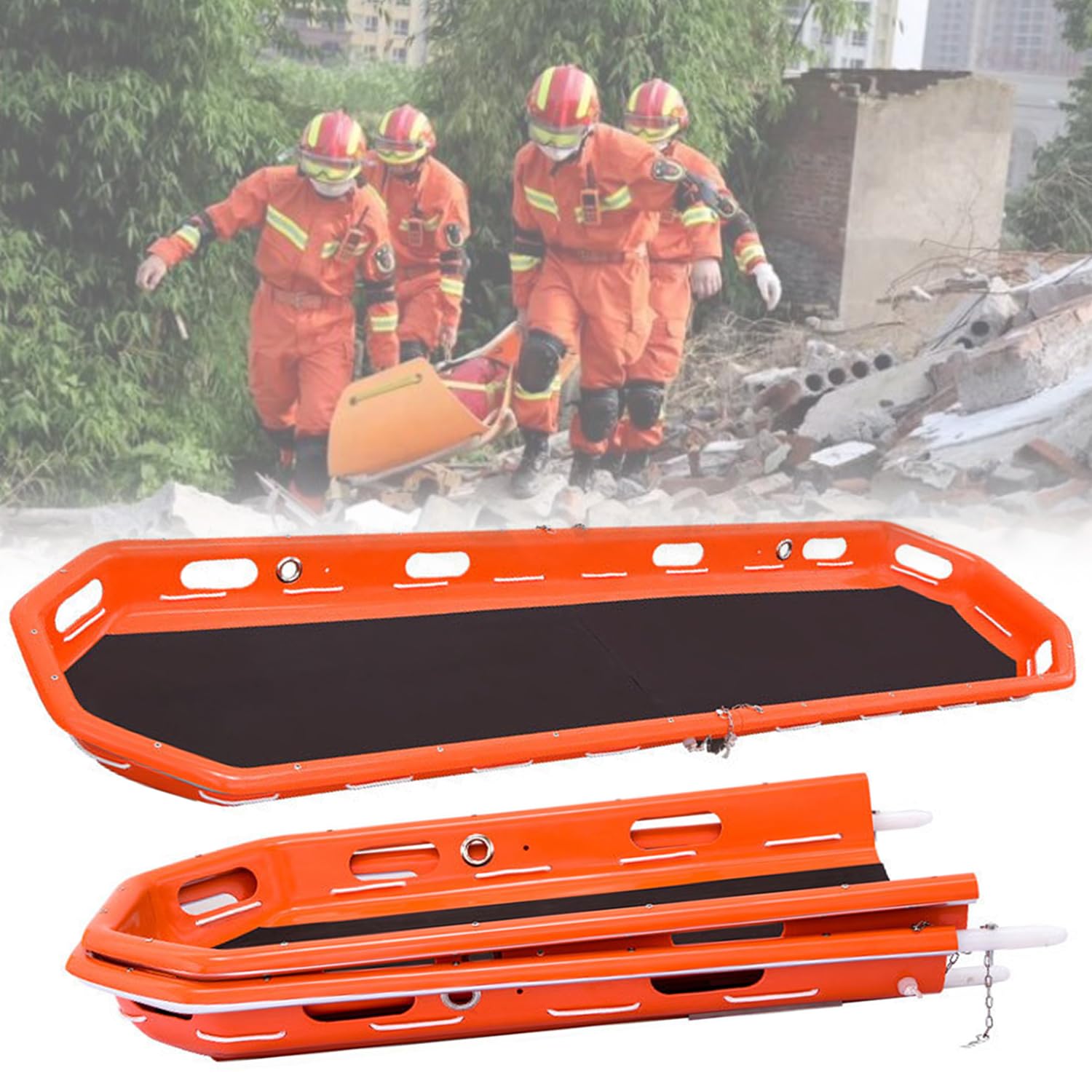 Barella di Soccorso Medico, Dispositivo di Pronto Soccorso, Barella di Soccorso Staccabile, Barella di Emergenza, per L'uso in Tutti I Tipi di Soccorso in Situazioni Speciali