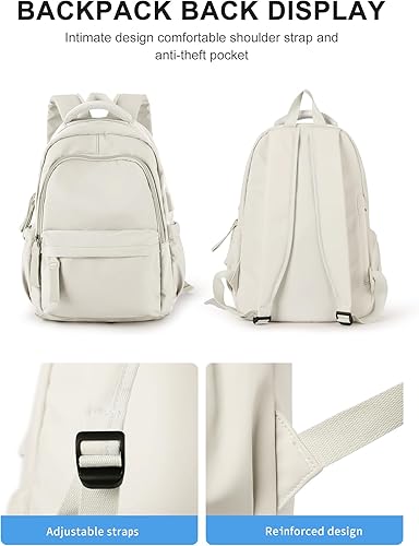 Miniatura 5 de winspansy Mochila pequeña para niños y niñas escolares, A1-beige., Medium (3