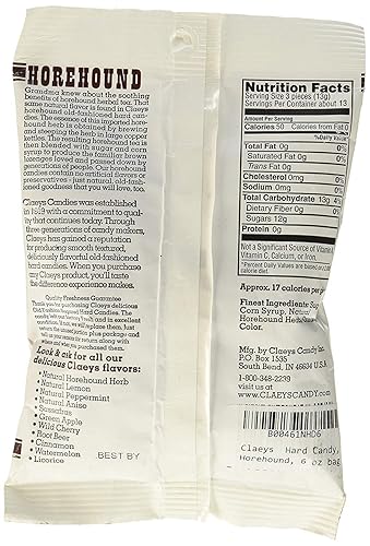 Vista 11 de Claeys Licorice Hard Candy 6 Oz No 671