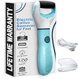 Rechargeable Electric Foot Callus Remover Tool – High-Speed 2800 RPM Electric Foot Sander Callus Remover with Replaceable Roller – Compact & Easy Maintenance, Up to 1-Hour Runtime for Smooth Feet