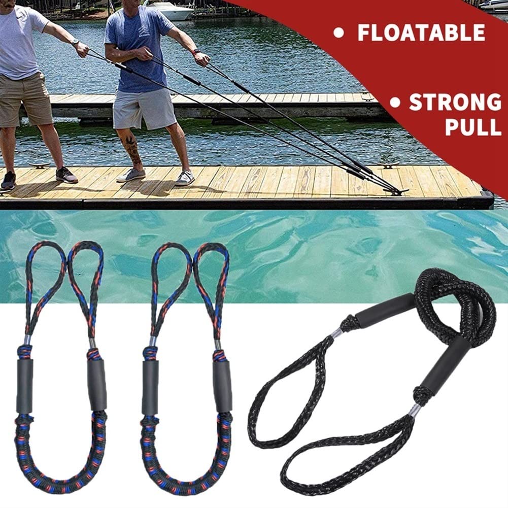 Cordon élastique D'amarrage Pour Bateau - Ligne Extensible Anti-choc - Pour Kayak, Ski Nautique, Ponton