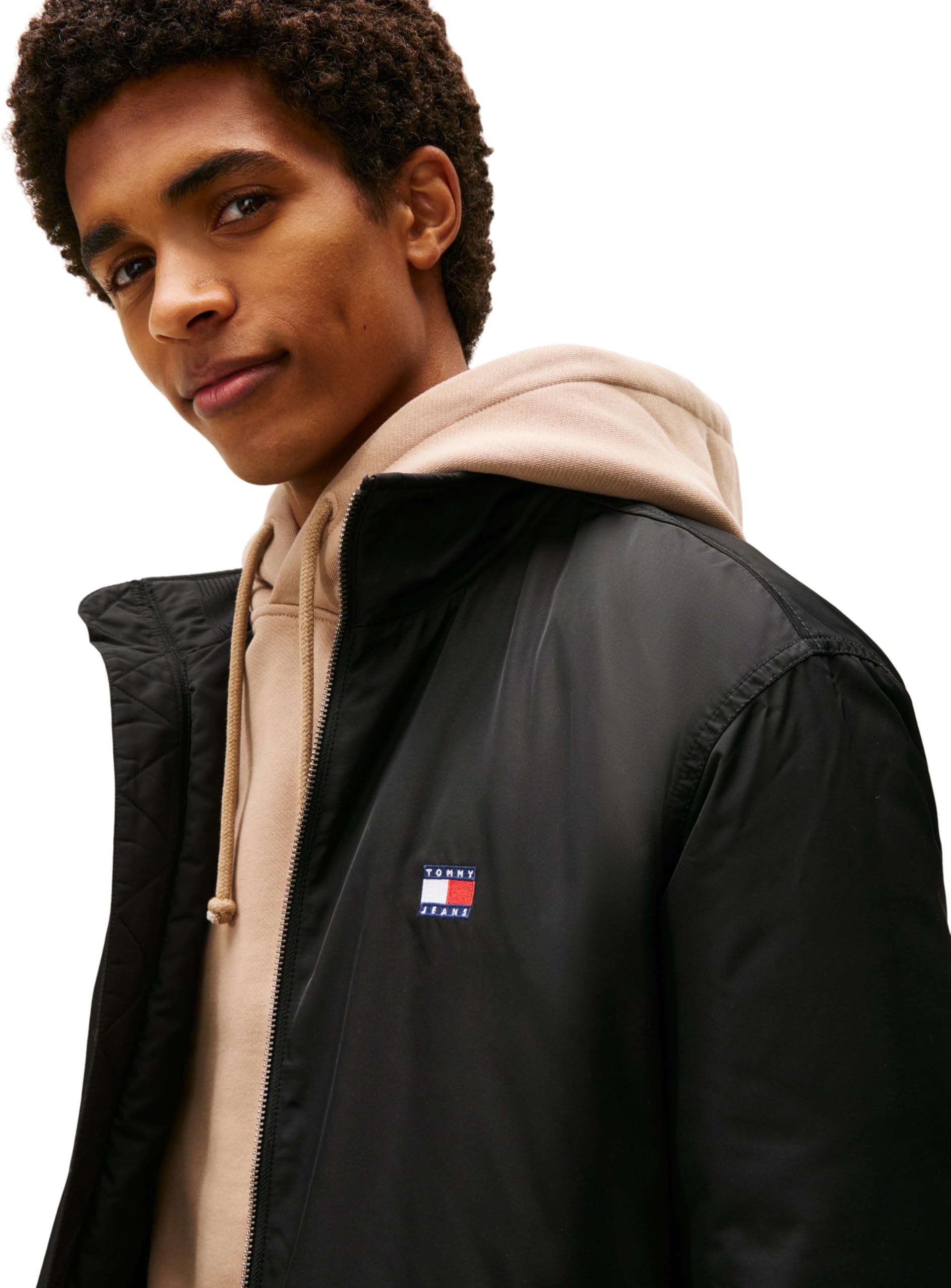 Tommy Jeans Giacca imbottita da uomo TJM Essential EXT DM0DM21936, nero (nero), 3XL, NERO (Nero), 3XL Plus