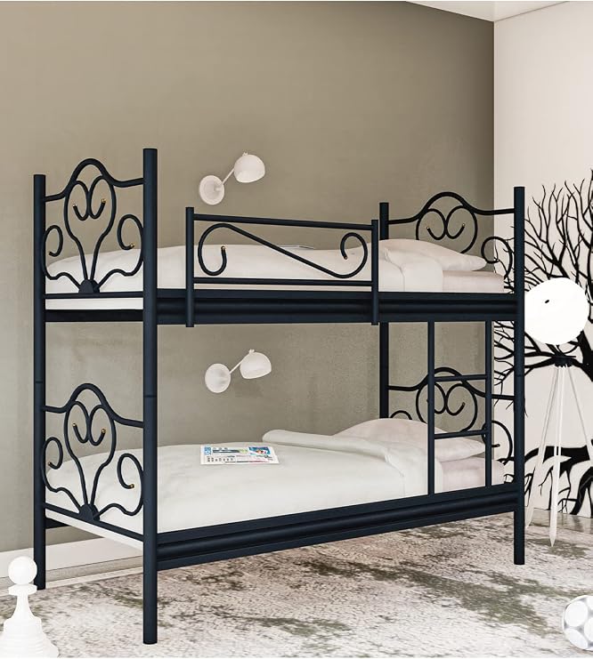 Gm 121 Bukhara Metal Bunk Bed Black