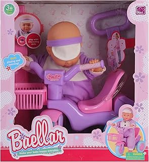 Baellar baby doll with a bike