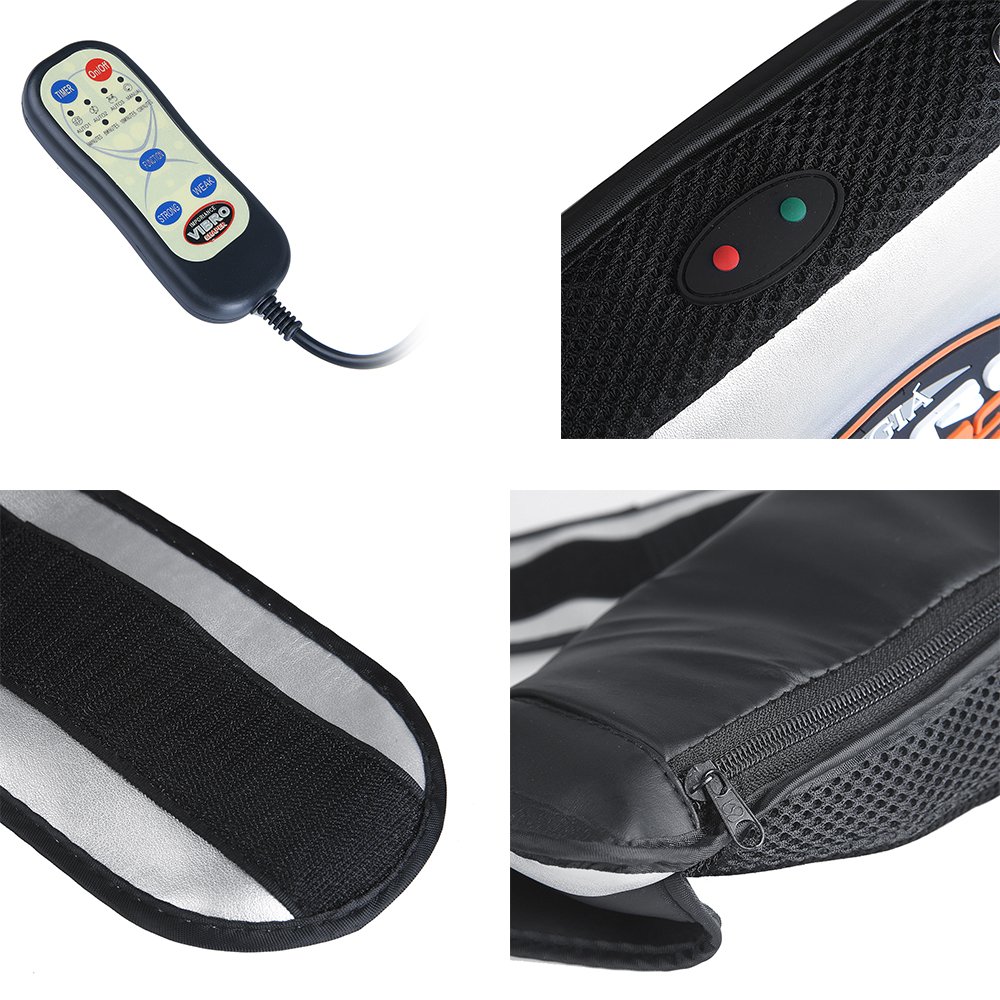 vinteky l'original – Vibro Shape la ceinture minceur Massage avec la sauna – Bandeau Pro sudation vibrante avec système chauffant Massage Belt abdominale emmèlement Massage