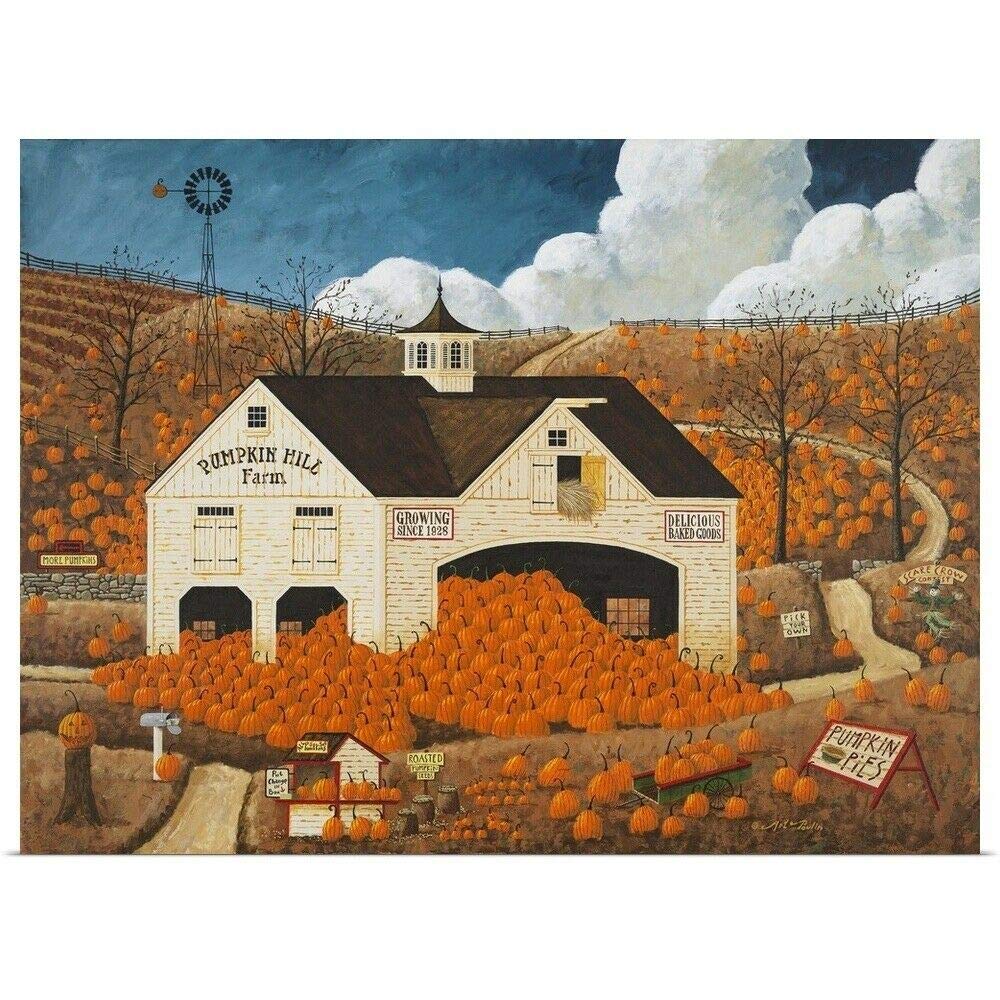 Pumpkin Hill Farm Tin Signs/Metal Tin Sign Tin Sign/Poster Metal Posters Tin Sign Metal 8x12 Inch Wall Decoration Family Farm Yard Crafts