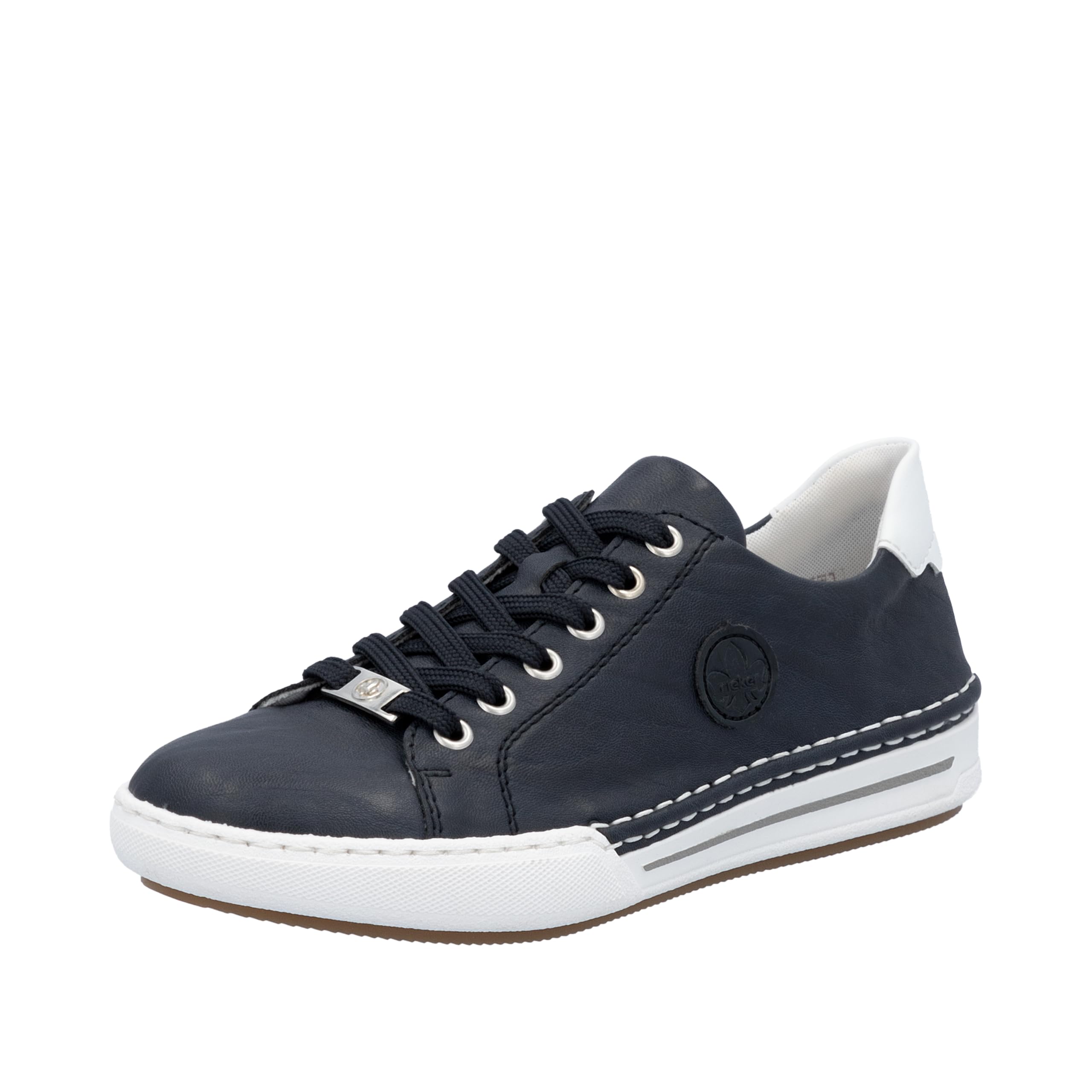 Rieker Women's Lace-Up Shoes in Blue, Blue 14, 6 UK