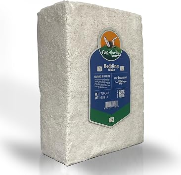 Rabbit Hole Hay - Ultra Premium Food Grade Bedding, White, 7.0 cu ft - Dust-Free & Hypoallergenic