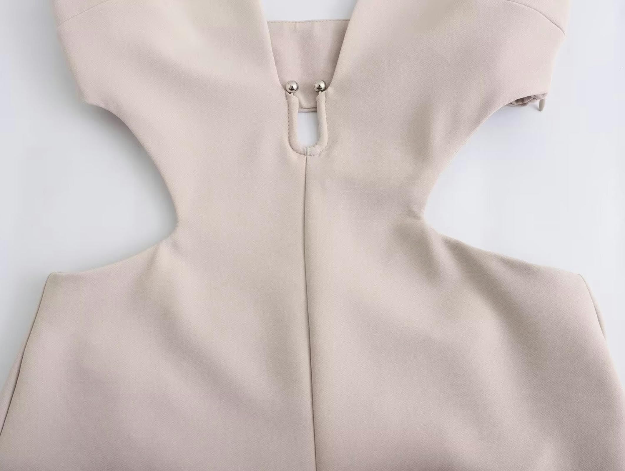 Combinaison Longue à col Licou pour Femme - Noir - S