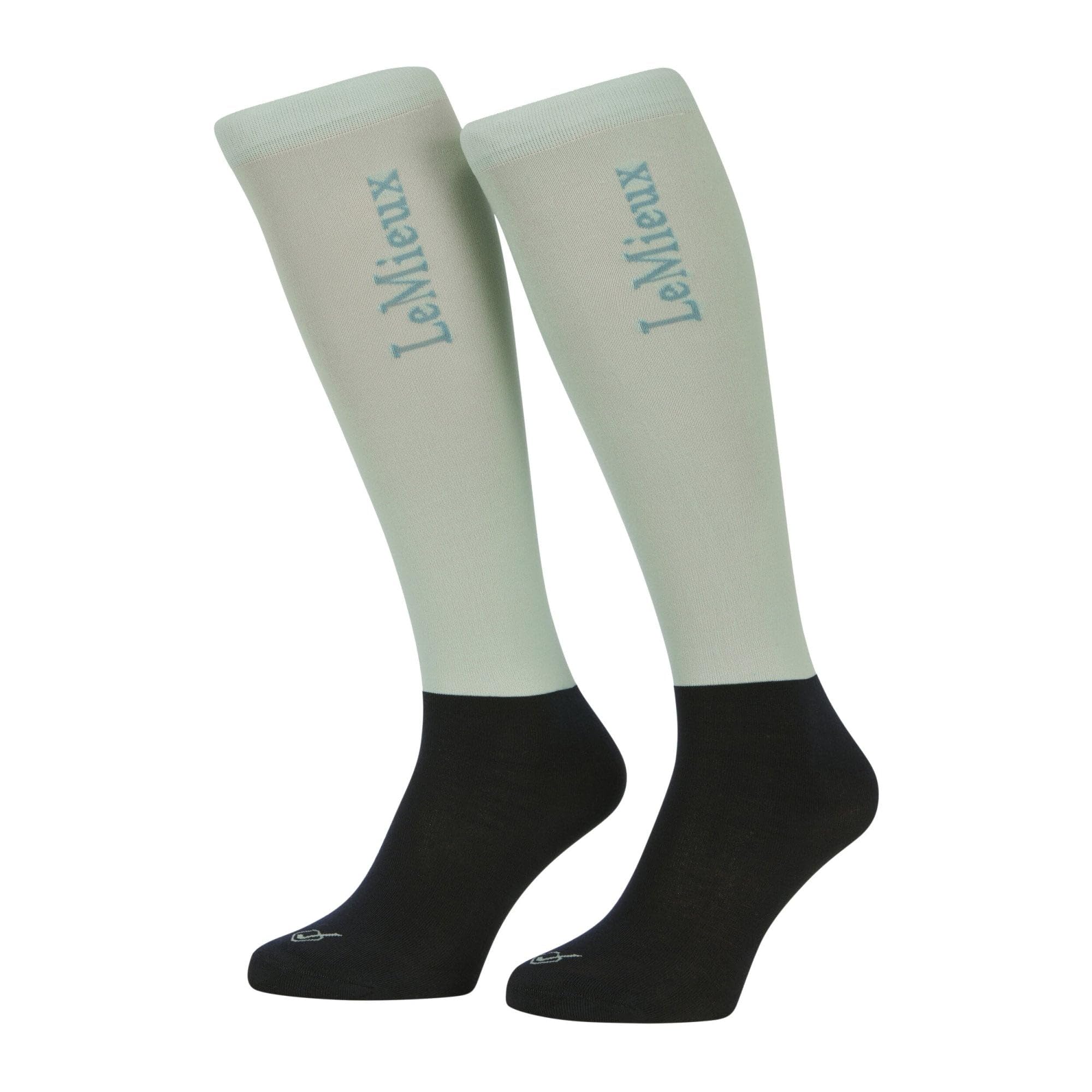 LeMieux My LeMieux Competition Socks - Aqua (Twin Pack) Size: Small