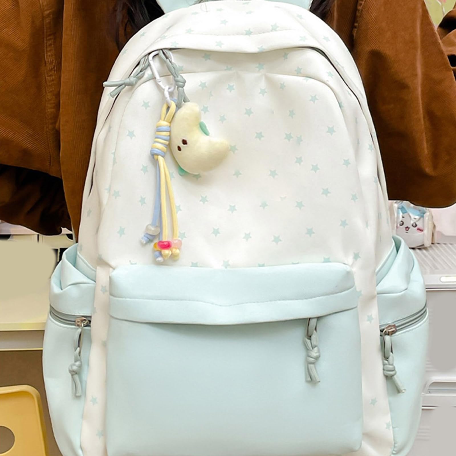 Zaino per la scuola per studenti Zaino da viaggio alla Zaino con stampa stelle Zaini casual capacità borsa per laptop Borsa da scuola per studenti