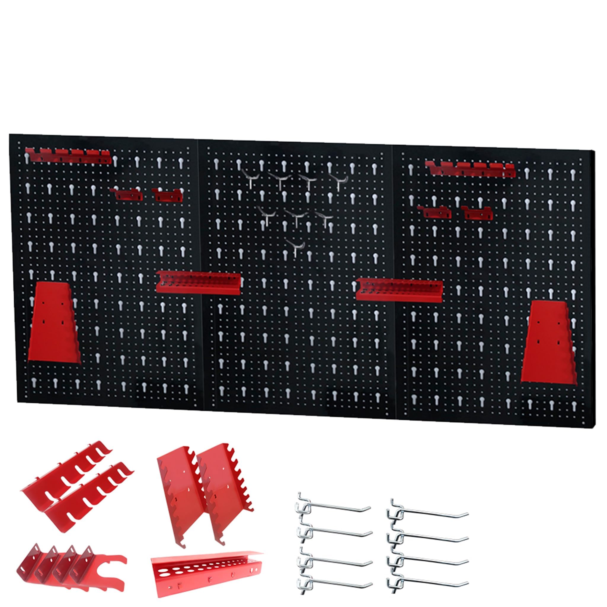 Mur d'atelier XMTECH avec 17 crochets pour optimiser le rangement - 8