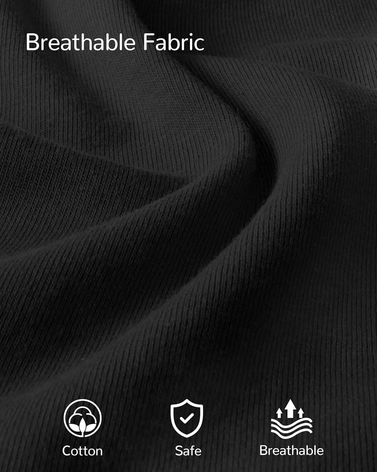 BOOPH 5 Pack Girls Bike Shorts Cotton Cartwheel Shorts for Dance & Under Dresses - Image 5