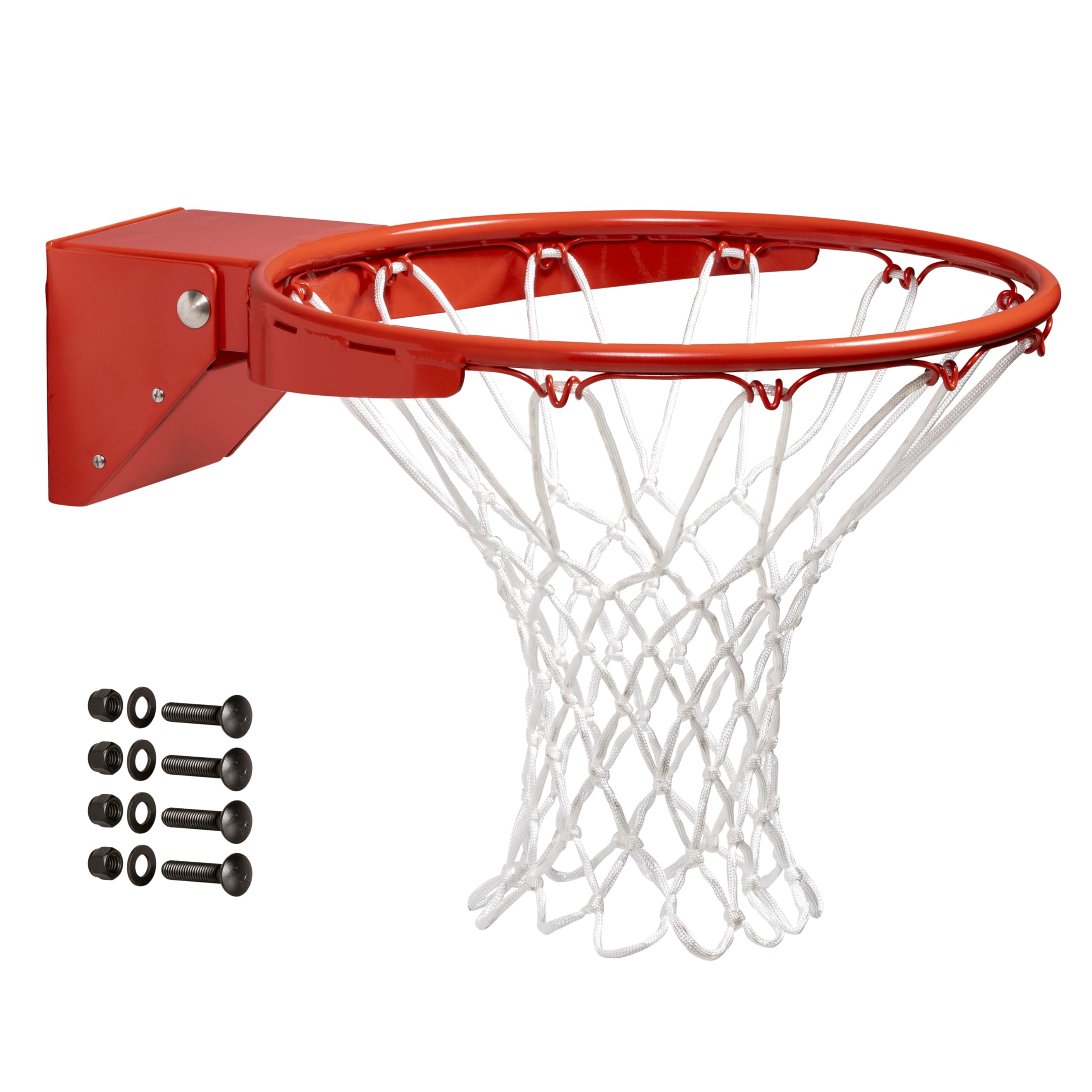 Goalrilla Heavy-Weight Pro-Style Breakaway Basketball Flex Rim with All-Weather Nylon Net and Powder-Coated Rim and Stainless Steel