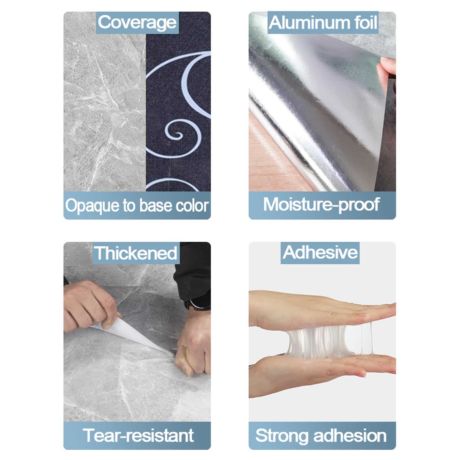 Papel Pintado de mármol,Película autoadhesiva de mármol,Pegatinas de mármol,Fácil de retirar,Despegar y Pegar,para Armario Cajón Gabinete Encimera Habitación Baño Cocina