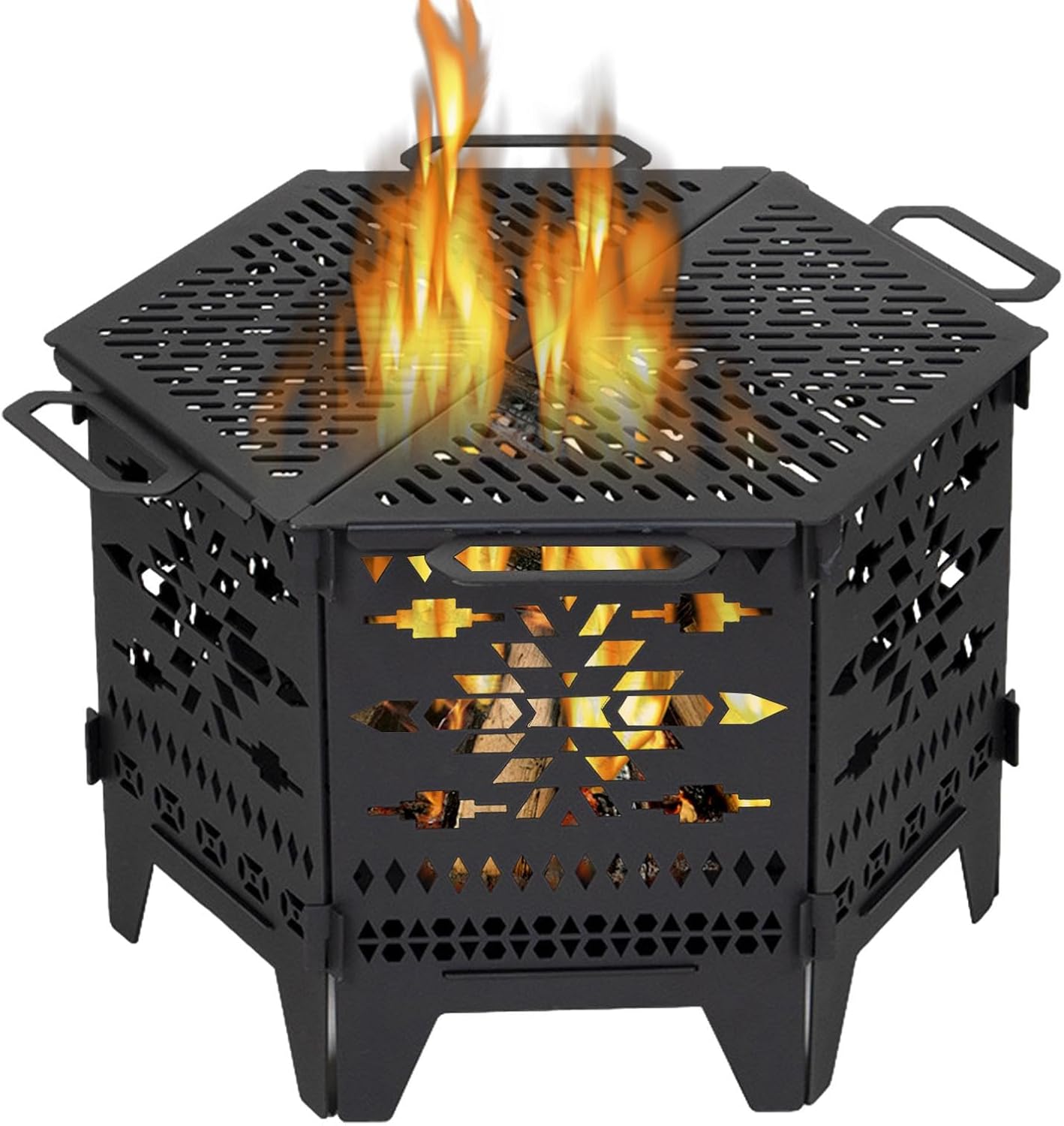 茶道具 水屋道具 台付十能（台十能）銅製＆火起こし 丸型 元箱 茶器/茶道具 水屋道具】 台付十能セット（台十能セット） 丸型