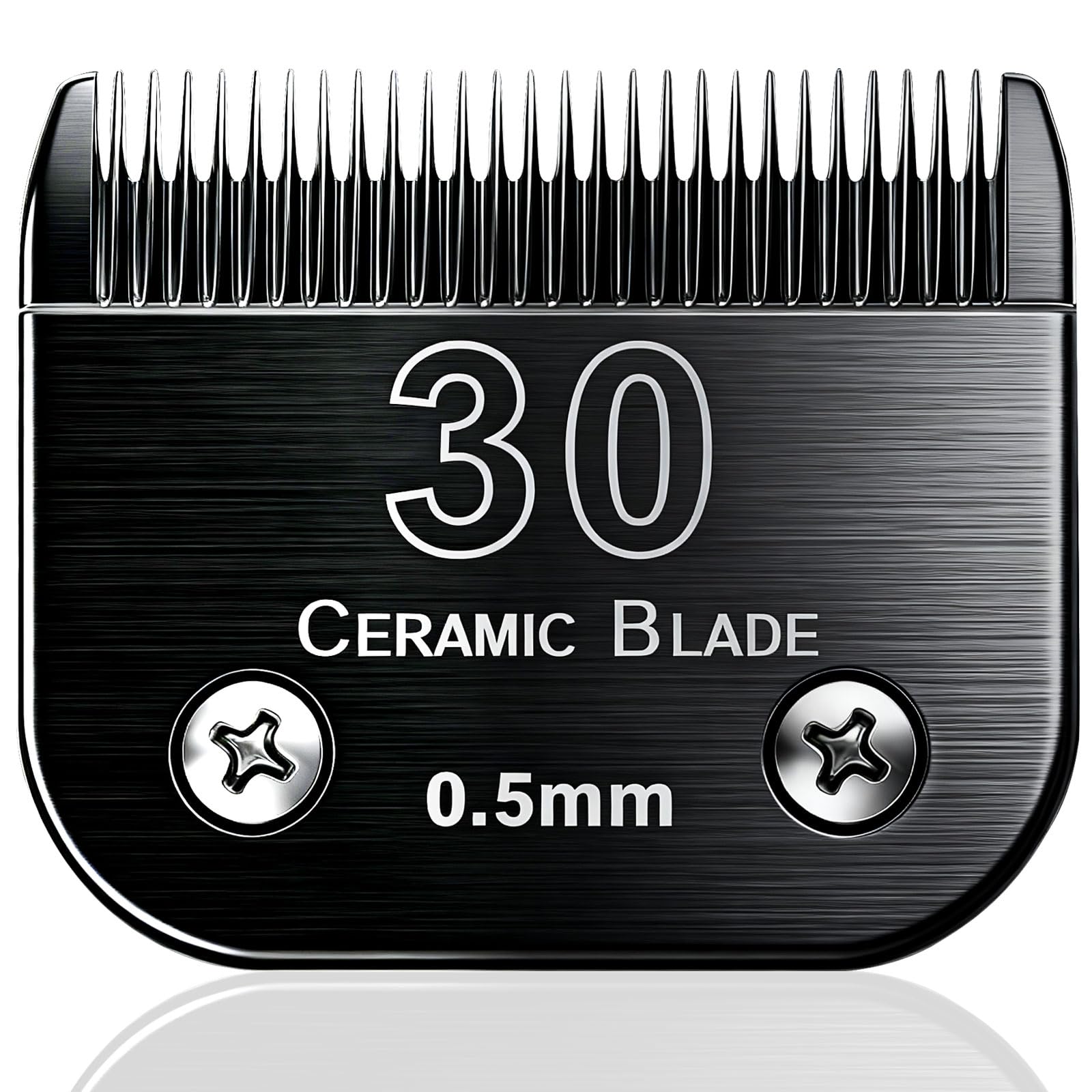 Dog Grooming Replacement Blades Compatible with Andis Clipper,Dog Clipper Blade for Wahl km10 Serise,Oster A5 Clippers,Black (30-1pack)