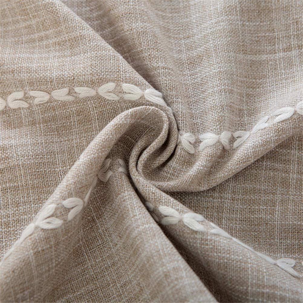 Cortina de café de alta calidad para ventanas pequeñas de cocina, cenefa marrón de 130x210cm