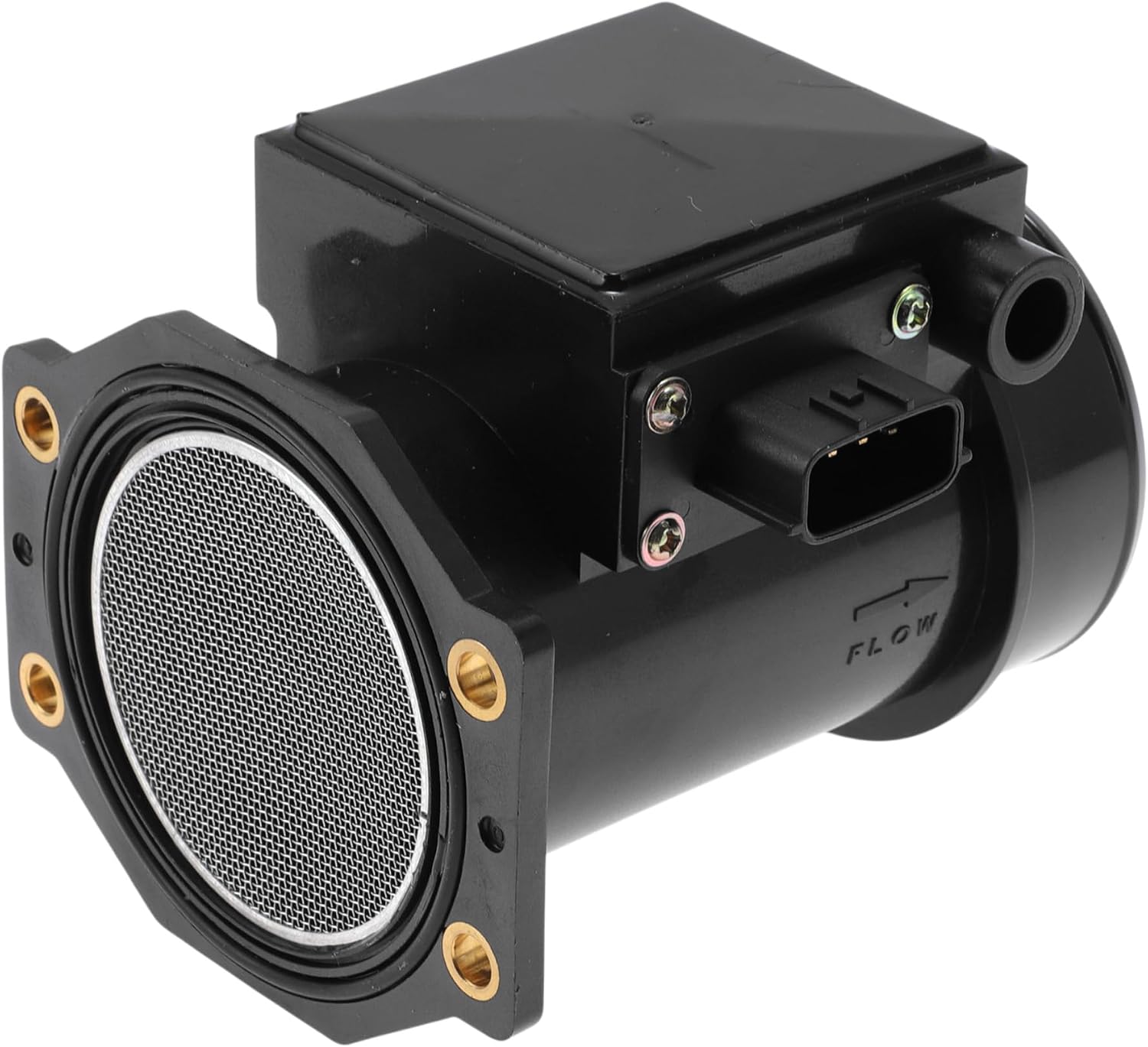 Mass Air Flow Sensor Assembly No.22680-9E005 for Nissan 240SX 1994 L4 2.4L(From 02/1994) MAF Air Flow Sensor Plastic Metal 1 Pc