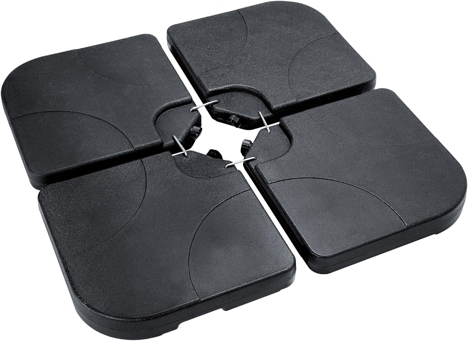 Outsunny 4 Piece Patio Cantilever Umbrella Base Weight Set